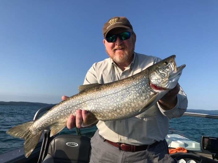 CEO Michael Butler fishing