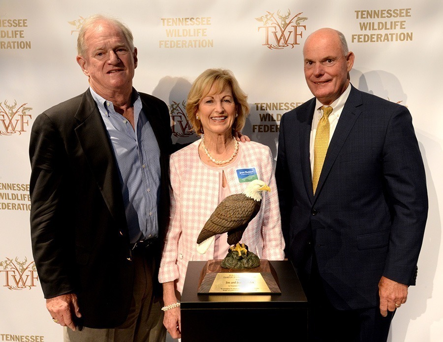 Jim and Jean Maddox, recipients of the J. Clark Akers, III Award in 2019