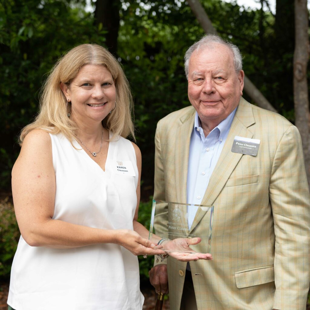 Peter Claussen, 2023 Land Conservationist of the Year, and daughter Karen Claussen