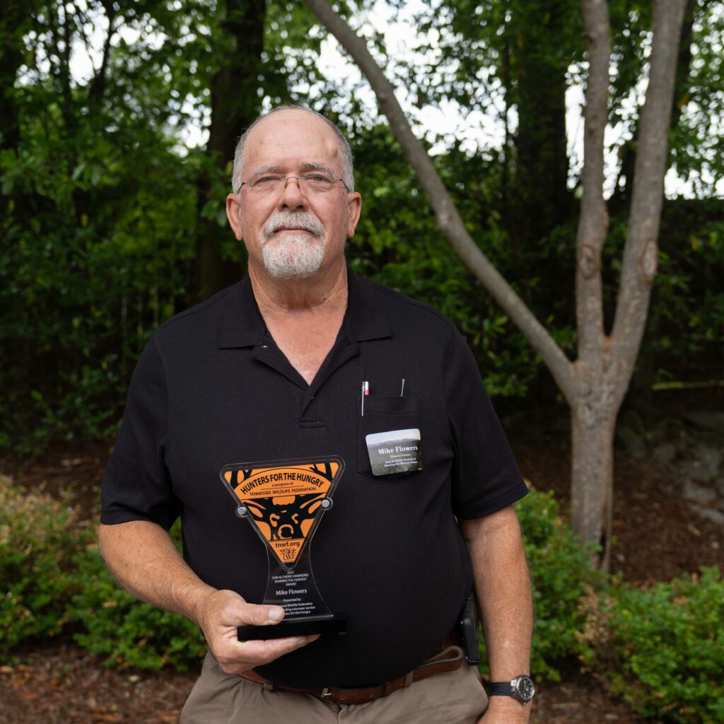 Mike Flowers, recipient of the 2023 Sharing the Harvest Award