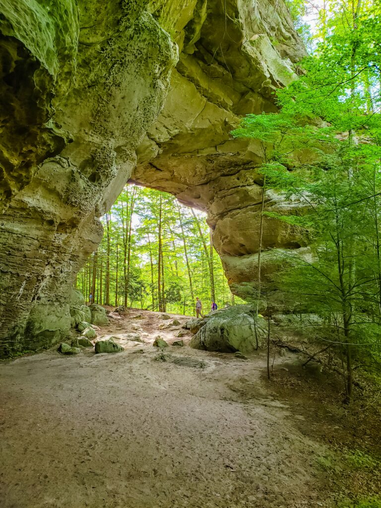 One of the Twin Arches at Big South National Fork River and Recreation Area.