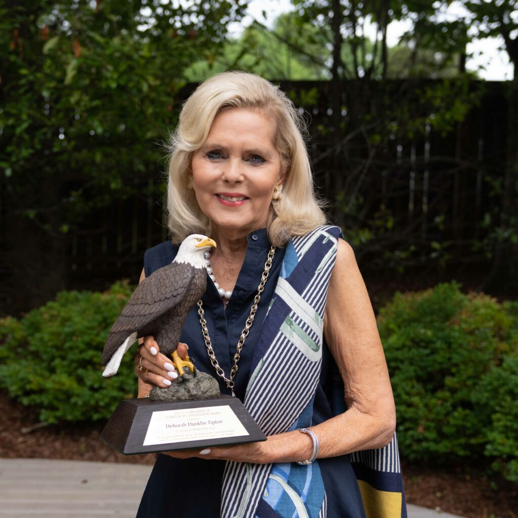 Deborah Dunklin Tipton, recipient of the 2023 J. Clark Akers III Champion of Conservation Award