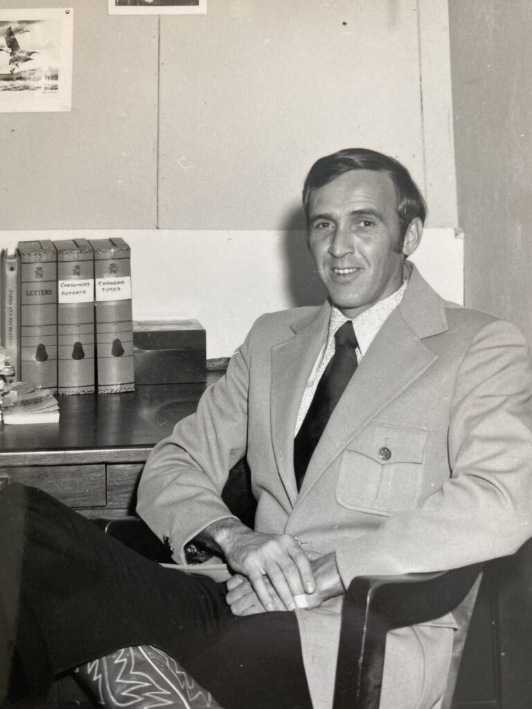 Tony Campbell, first employee and executive director of Tennessee Conservation League (now Tennessee Wildlife Federation).