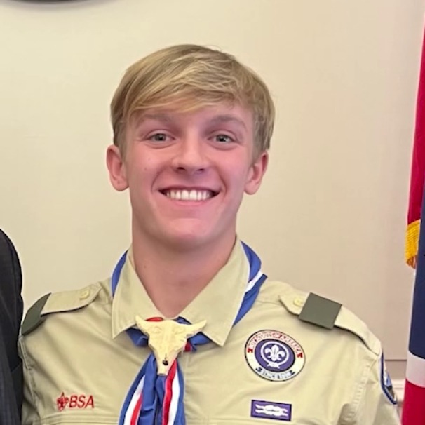 Trace Nystrom, 2024 Youth Conservationist of the Year. Photo from WATE.