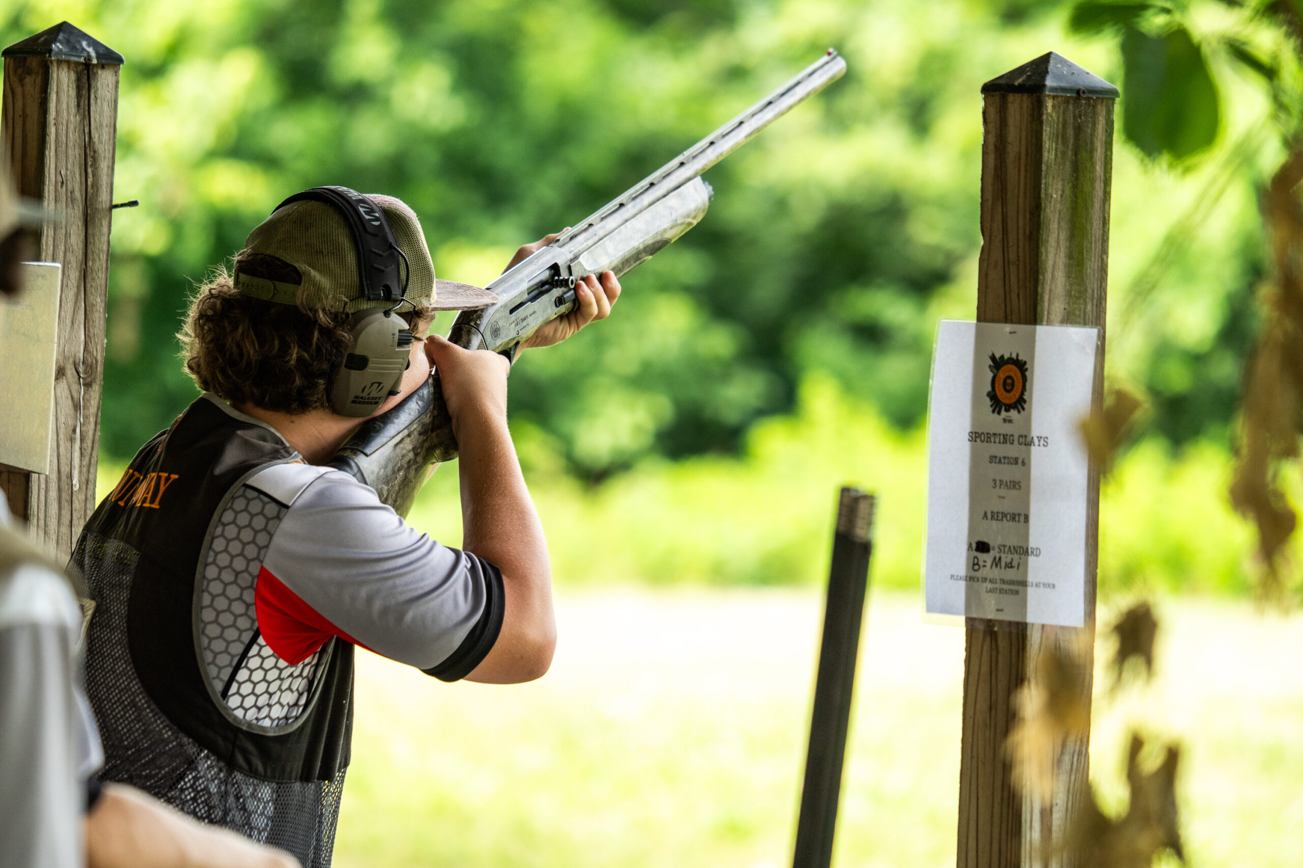 Sporting Clays Athlete at 2024 Tennessee SCTP State Championships.