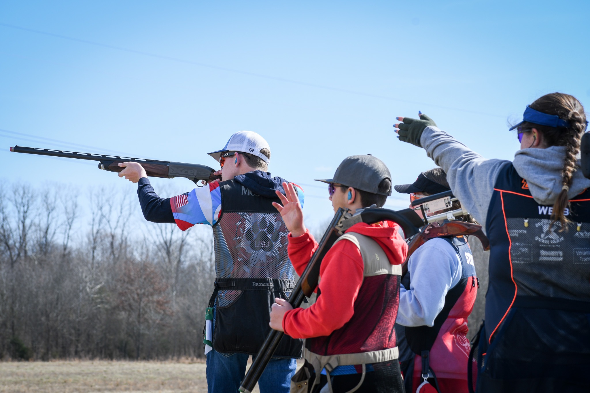 USJ Shooting Team competing at the 2025 Ironman